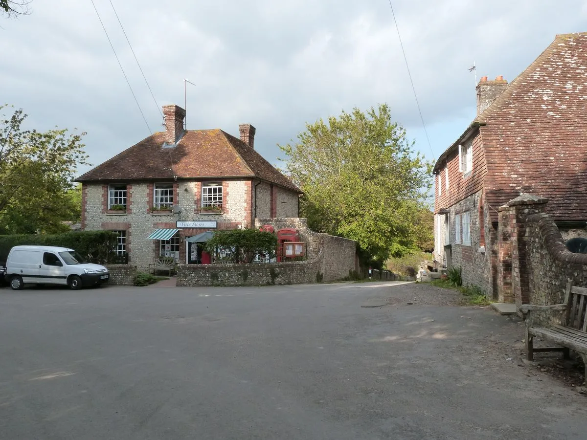 The Street in Firle. The society's torchlit procession sets off through the village at 7pm on 24 October.