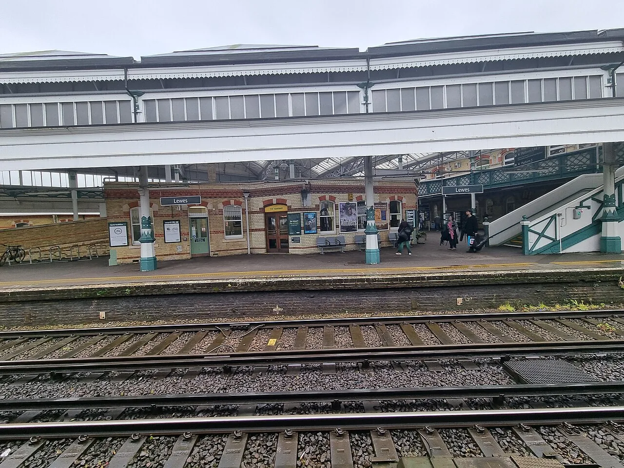 Lewes station, the only station in the district with a direct London service