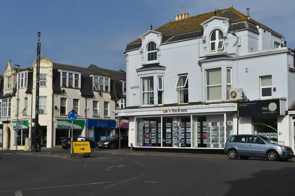 Church Street, Seaford, where the funfair rides stood at last year's Christmas Magic